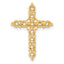 14k Diamond Cross Chain Slide Mounting