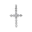 Diamond Cross Pendant in 14K White Gold (3/4 ct. tw.) - Sophia Jewelers