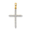 Diamond Cross Pendant in 14K Yellow Gold (3/8 ct. tw.) - Sophia Jewelers