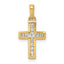 10K 1/6ct. Diamond Latin Cross Pendant