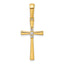14K 1/15ct. Diamond Cross Pendant