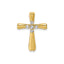 Diamond Cross Slide in 14K Yellow Gold (1/5 ct. tw.) - Sophia Jewelers