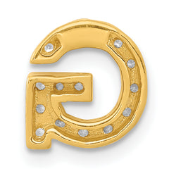 10K Diamond Letter G Initial Charm