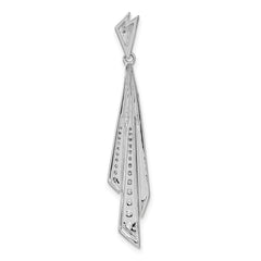 14k White Gold 1/4 carat Lab Grown Diamond VS/SI+ G+ Fashion Pendant