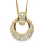 Lab-Grown Diamond Circle Necklace in 14K Yellow Gold (1 1/6 ct. tw.), 18 Inch - Sophia Jewelers