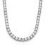 14k White Gold 10 carat Certified Lab Grown Diamond VS/SI+ G+ Complete 16 inch Tennis Necklace