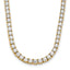 14k 10 carat Lab Grown Diamond VS/SI+ G+ Complete 16 inch Tennis Necklace