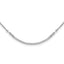 14k White Gold 1/2 carat Lab Grown Diamond VS/SI+ G+ Adjustable up to 24 inch Tennis Style Bolo Necklace