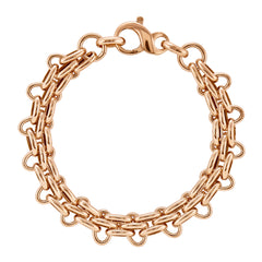 Sterling Silver bracelet - pink-7.5