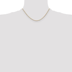 14k 2.0mm Tri-color Gold Pav‚ Valentino Chain