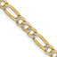 14K Yellow Gold Figaro Chain Necklace 3.9mm