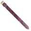 Gld-Pltd Purple/Black Texture Calf Leather Band Watch - Sophia Jewelers