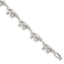 Elephant Themed Bracelet in Sterling Silver, 10mm, 7 Inch - Sophia Jewelers