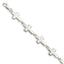 Crosses Bracelet in Sterling Silver, 7 Inch - Sophia Jewelers