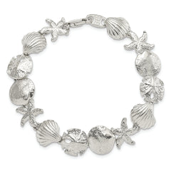 Sterling Silver Seashells Bracelet
