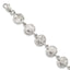 Sand Dollar Themed Bracelet in Sterling Silver, 12mm, 7 Inch - Sophia Jewelers