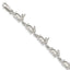Sterling Silver Rabbits Bracelet
