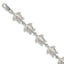 Sea Turtles Bracelet in Sterling Silver, 12mm, 7 Inch - Sophia Jewelers
