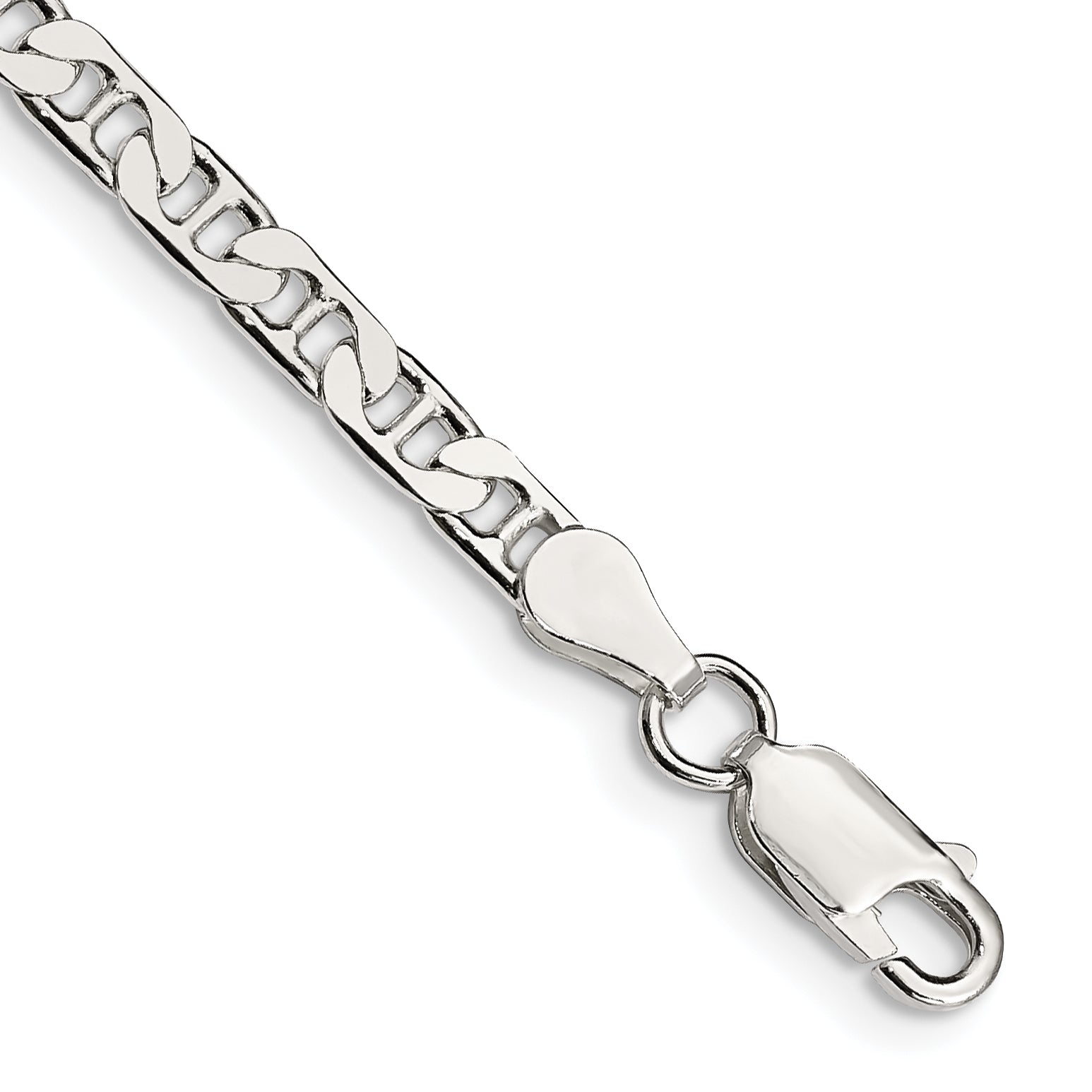Sterling Silver 3.75mm Flat Anchor Chain