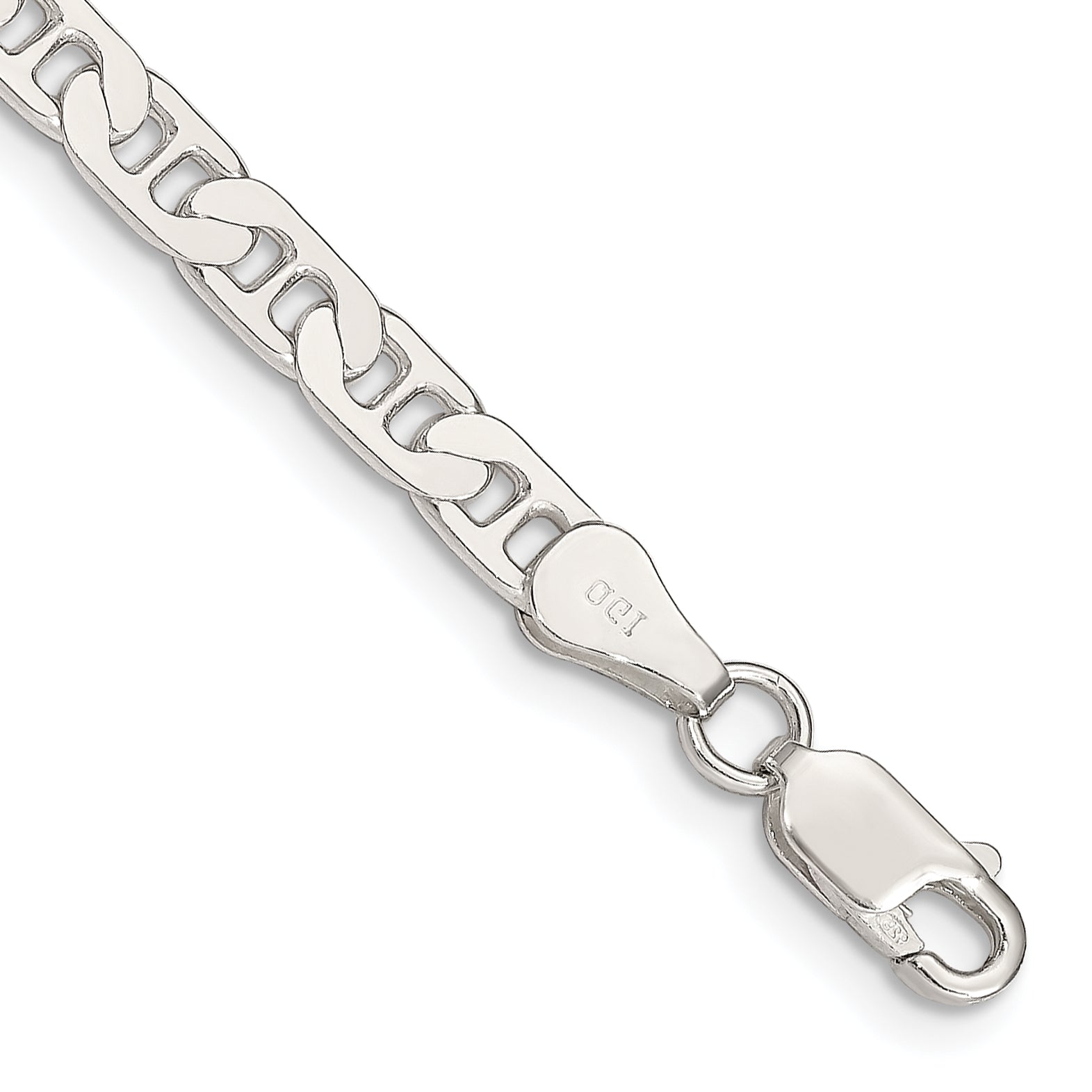 Sterling Silver 4.5mm Flat Anchor Chain