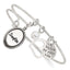 Daughter Heart Expandable Slip-On Bangle Bracelet in Sterling Silver - Sophia Jewelers
