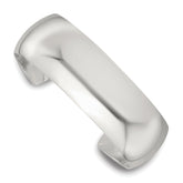 Sterling Silver Polished 20mm Domed Cuff Bangle