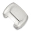 Sterling Silver Polished 40mm Domed Cuff Bangle