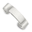 Sterling Silver Polished 15mm Flat Cuff Bangle