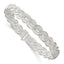 Twisted and Woven Flexible Bangle Bracelet in Sterling Silver, 8.8mm - Sophia Jewelers