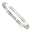 Flat Slip-On Bangle Bracelet in Sterling Silver, 5mm - Sophia Jewelers