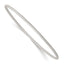 Slip-On Bangle Bracelet in Sterling Silver, 2mm Textured - Sophia Jewelers