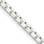 Sterling Silver 2.9mm 8 Sided Diamond-cut Box Chain