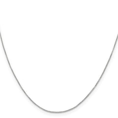 Sterling Silver .6mm Box Chain With 4in ext.