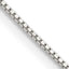 Sterling Silver Box Chain Necklace 0.9mm