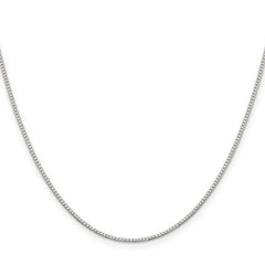 Sterling Silver 1.1mm Box Chain With 4in ext.