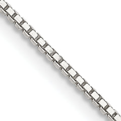 Sterling Silver 1.1mm Box Chain With 4in ext.