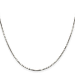 Sterling Silver 1.5mm Box Chain With 4in ext.