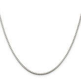 Sterling Silver 1.75mm Box Chain