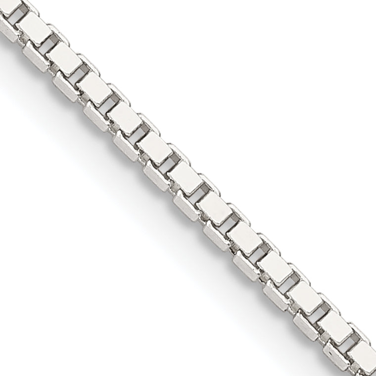 Sterling Silver 1.75mm Box Chain With 4in ext.