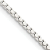Sterling Silver 1.75mm Box Chain With 4in ext.