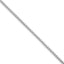 Sterling Silver Rhodium-plated 2mm Box Chain
