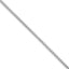 Sterling Silver Rhodium-plated 2mm Box Chain - Sophia Jewelers