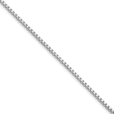 Sterling Silver Rhodium-plated 2mm Box Chain
