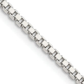 Sterling Silver 2mm Box Chain With 4in ext.