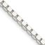 Sterling Silver Box Chain Necklace 3mm