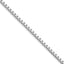 Sterling Silver Rhodium-plated 3.25mm Box Chain