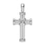 De-Ani Sterling Silver with Endcaps and X-Center Latin Cross Pendant