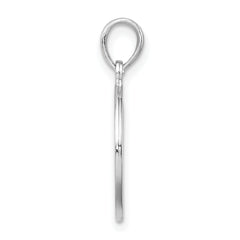 De-Ani Sterling Silver Rhodium-plated Polished Cut-Out Tree of Life Pendant