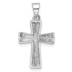 Sterling Silver RH Polished Cross Pendant