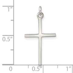 Sterling Silver Polished Cross Pendant